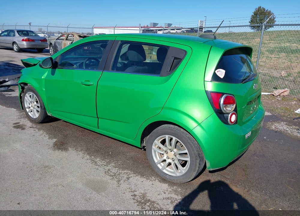 2015 CHEVROLET SONIC LT AUTO VIN: 1G1JC6SH3F4183096