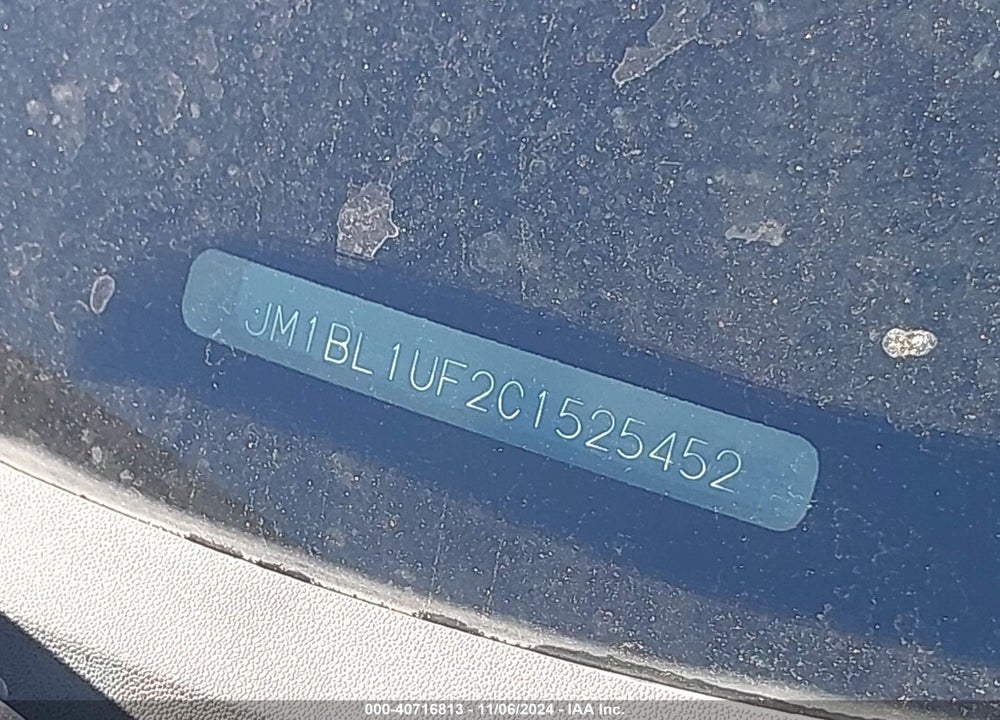 2012 MAZDA 3 I SPORT VIN: JM1BL1UF2C1525452