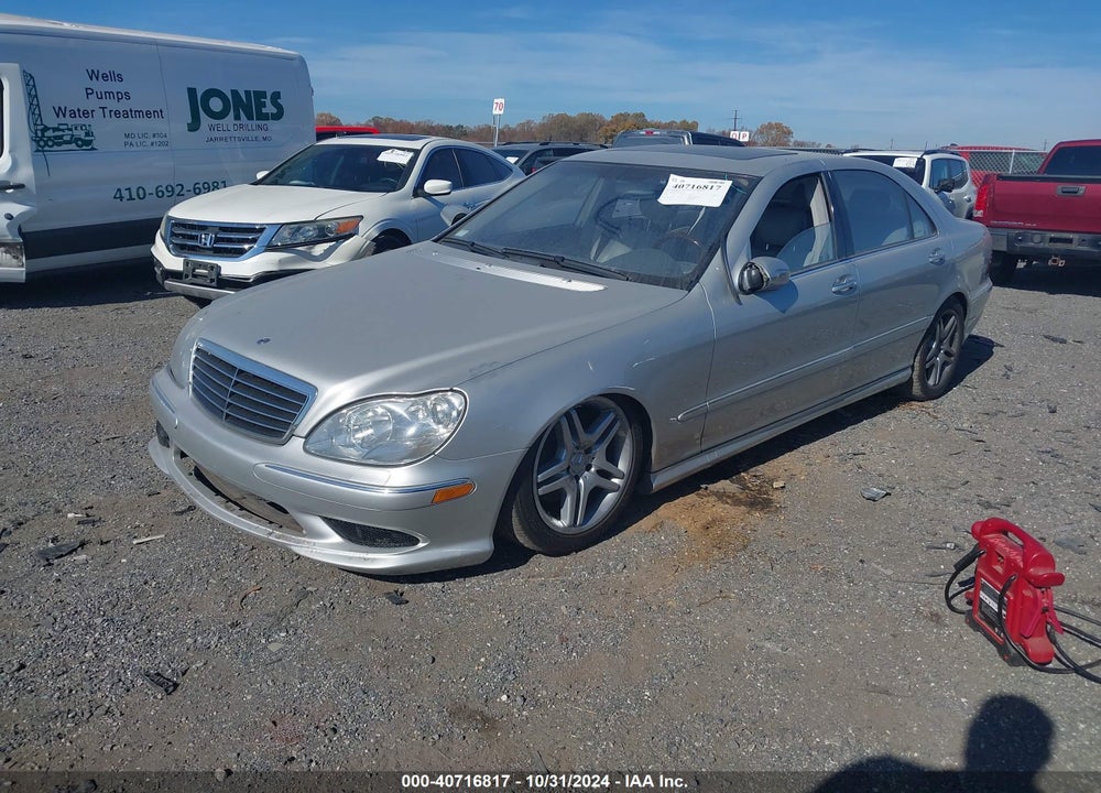 2001 MERCEDES-BENZ S 500 VIN: WDBNG75J51A149011