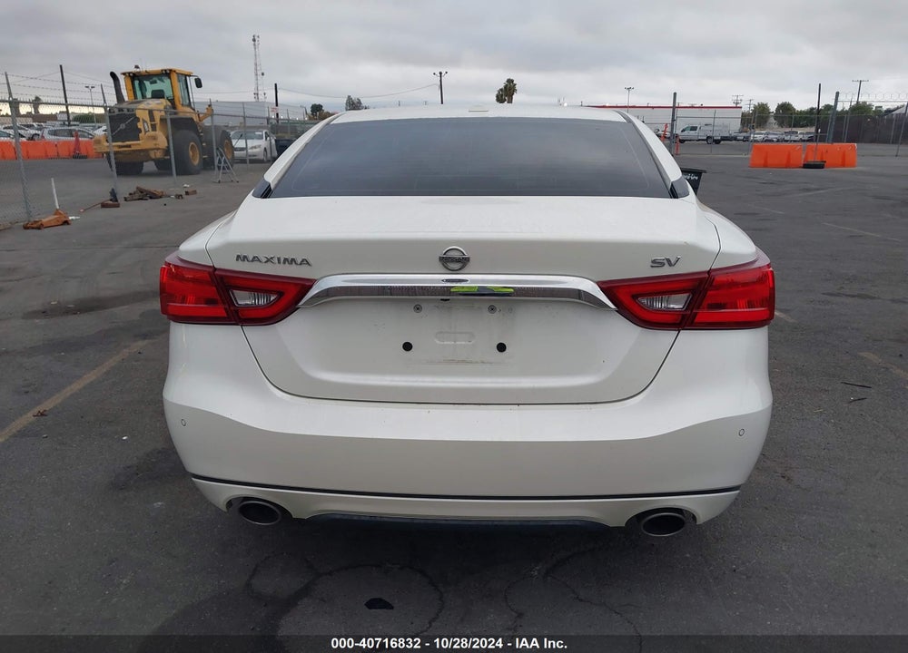 2018 NISSAN MAXIMA SV VIN: 1N4AA6AP7JC398281