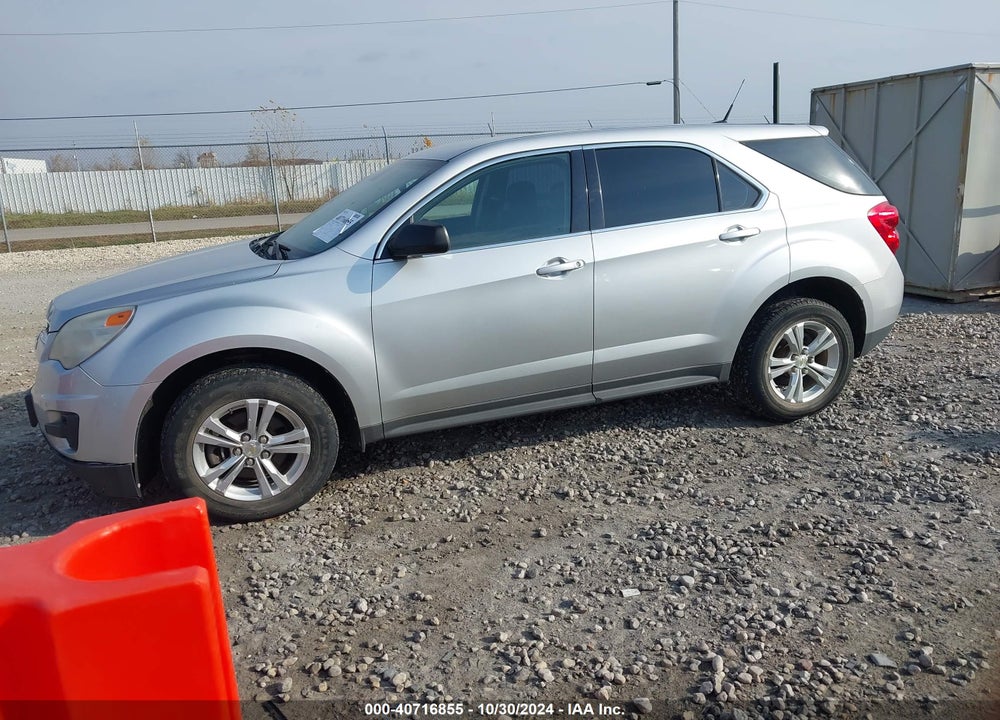 2012 CHEVROLET EQUINOX LS VIN: 2GNALBEK0C1183255