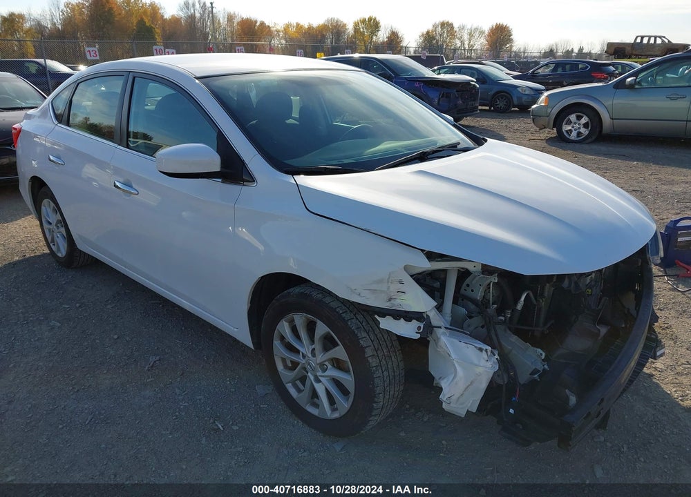 2019 NISSAN SENTRA SV VIN: 3N1AB7AP4KY419354