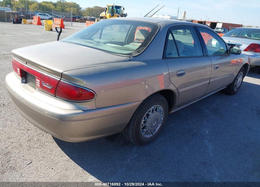 2002 BUICK CENTURY CUSTOM VIN: 2G4WS52J221218581