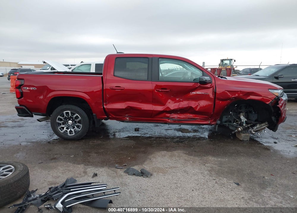 2023 CHEVROLET COLORADO 4WD SHORT BOX LT VIN: 1GCPTCEK9P1200302
