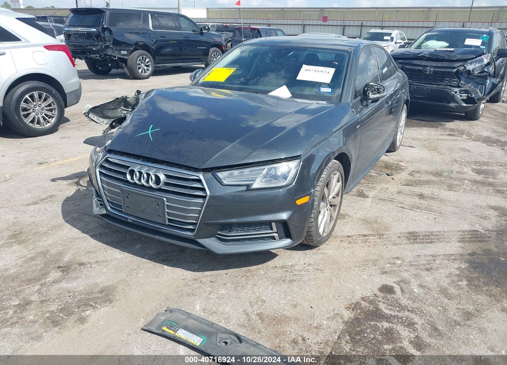 2018 AUDI A4 2.0T TECH ULTRA PREMIUM/2.0T ULTRA PREMIUM VIN: WAUKMAF47JA009817