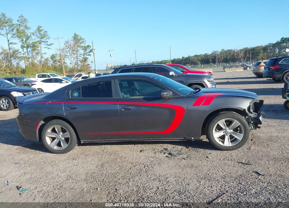 2016 DODGE CHARGER SXT VIN: 2C3CDXHG6GH318257