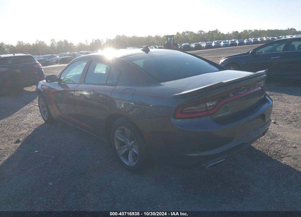 2016 DODGE CHARGER SXT VIN: 2C3CDXHG6GH318257
