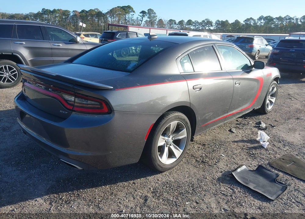 2016 DODGE CHARGER SXT VIN: 2C3CDXHG6GH318257