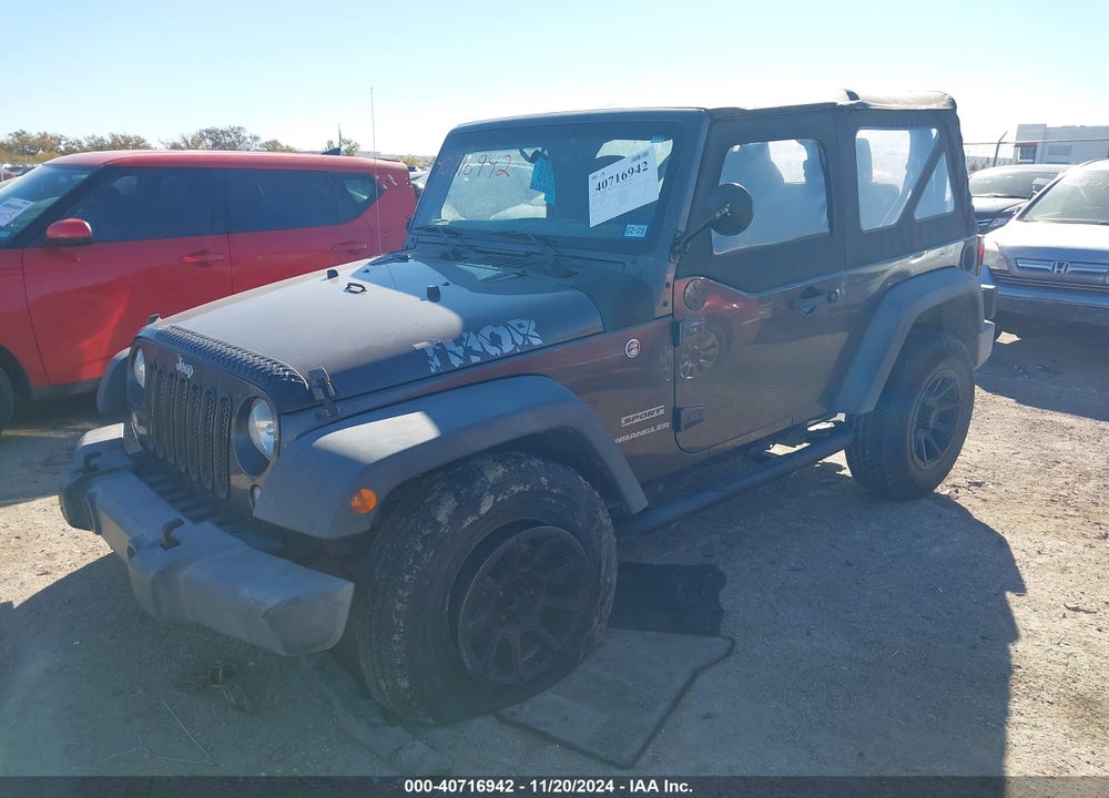 2016 JEEP WRANGLER SPORT VIN: 1C4AJWAG7GL313703