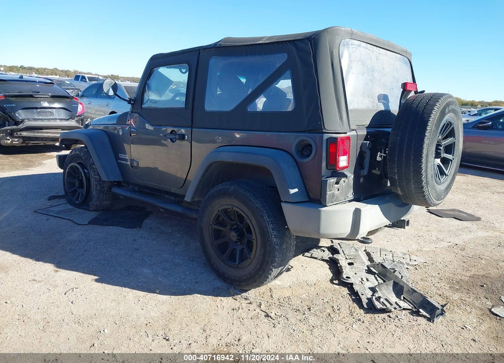 2016 JEEP WRANGLER SPORT VIN: 1C4AJWAG7GL313703