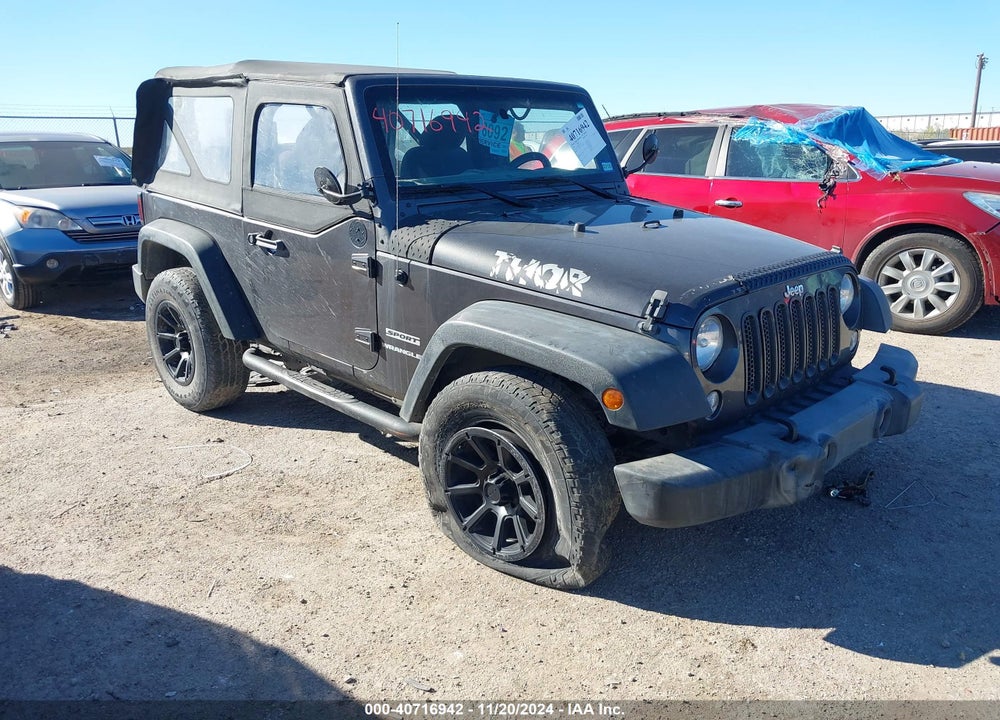 2016 JEEP WRANGLER SPORT VIN: 1C4AJWAG7GL313703
