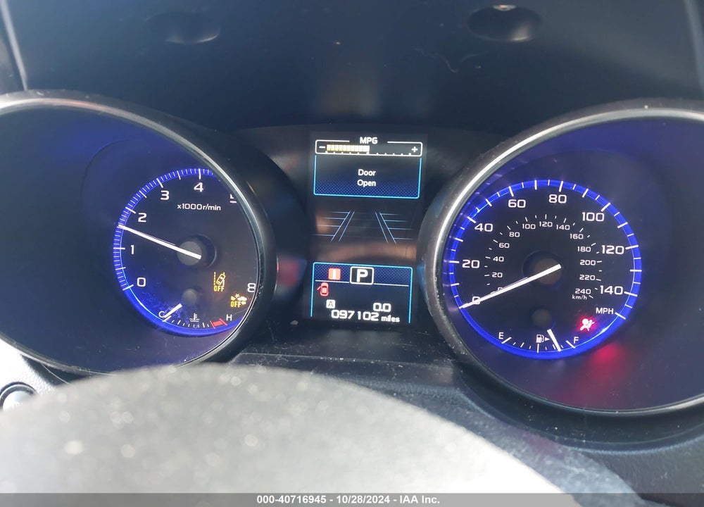 2019 SUBARU OUTBACK 2.5I VIN: 4S4BSABC0K3276837