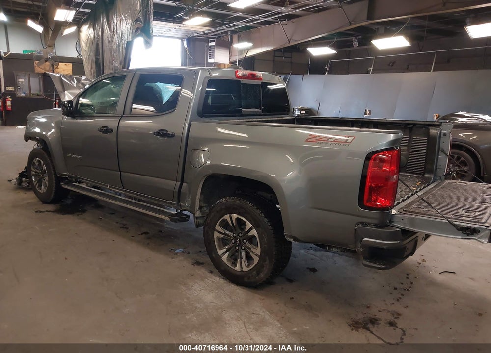 2022 CHEVROLET COLORADO 4WD SHORT BOX Z71 VIN: 1GCGTDEN9N1150739