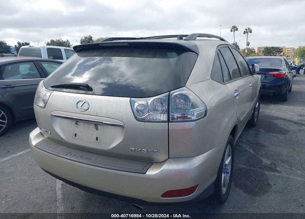 2008 LEXUS RX 350 VIN: 2T2GK31U58C034279