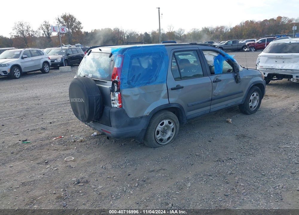 2006 HONDA CR-V LX VIN: SHSRD785X6U446275