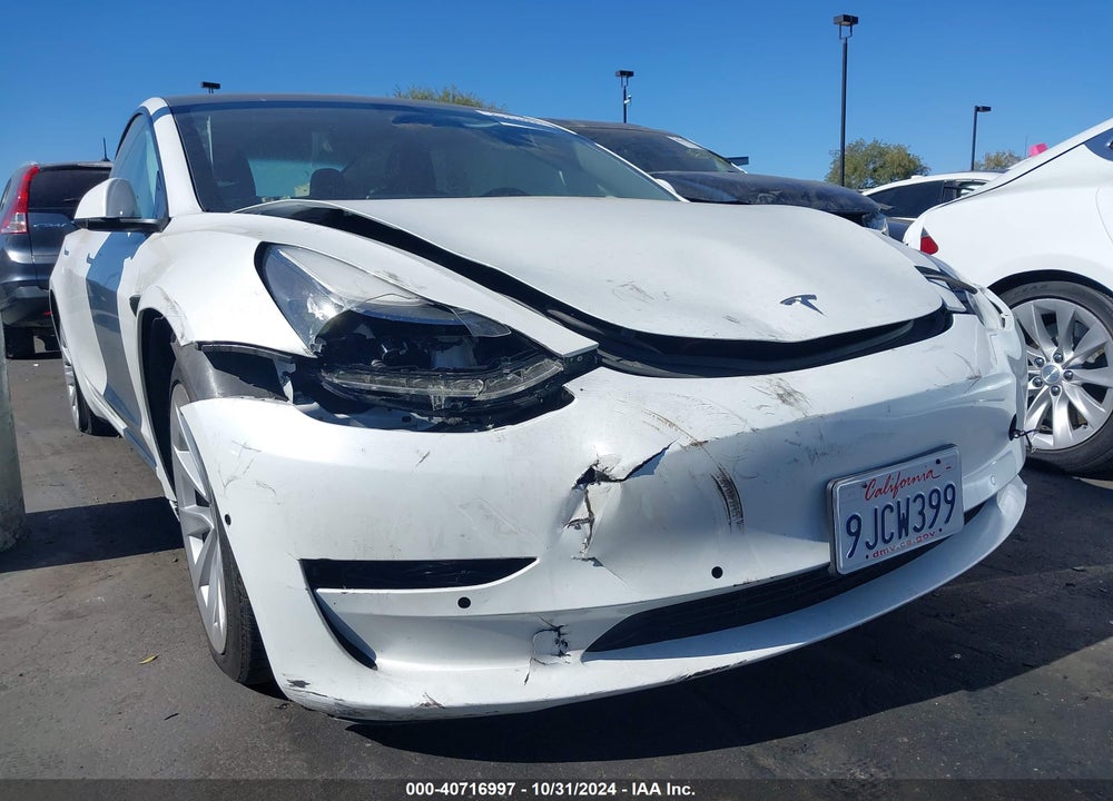 2022 TESLA MODEL 3 REAR-WHEEL DRIVE VIN: 5YJ3E1EA1NF144123