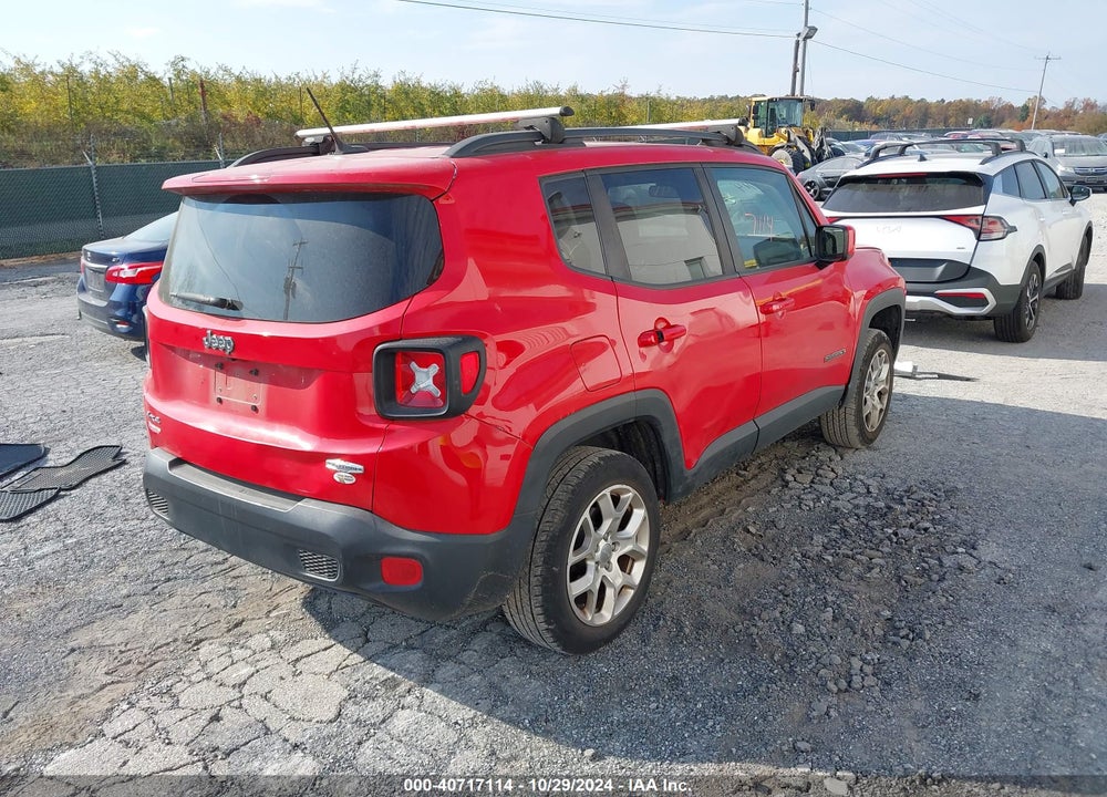 2017 JEEP RENEGADE LATITUDE 4X4 VIN: ZACCJBBB7HPF11070