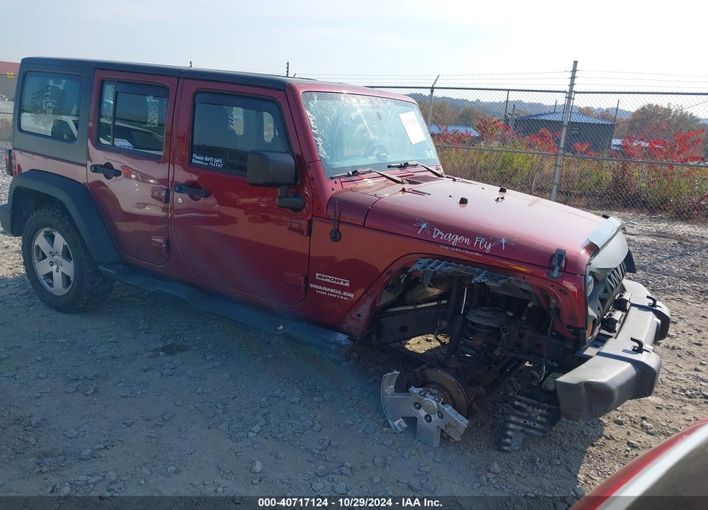 2013 JEEP WRANGLER UNLIMITED SPORT VIN: 1C4BJWDG0DL559875
