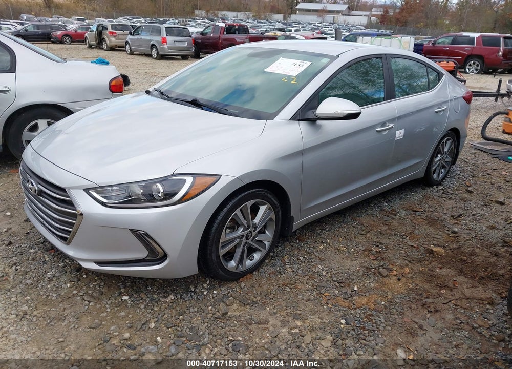 2018 HYUNDAI ELANTRA LIMITED VIN: KMHD84LF6JU519318