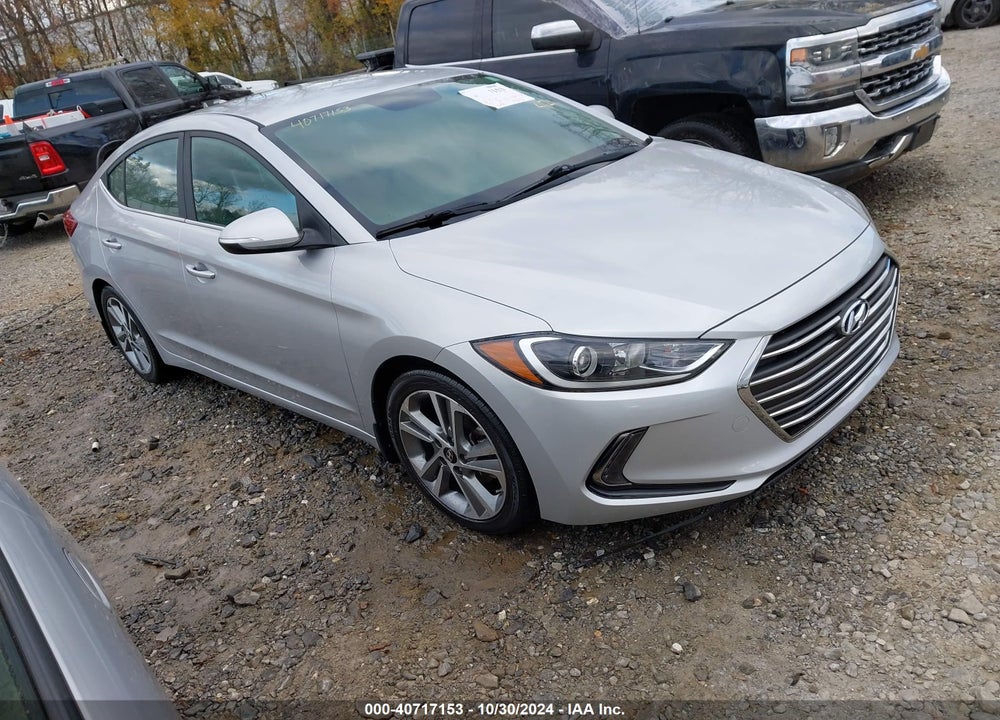 2018 HYUNDAI ELANTRA LIMITED VIN: KMHD84LF6JU519318