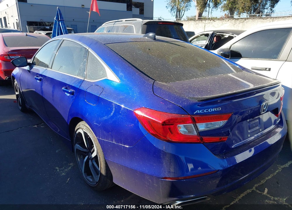 2022 HONDA ACCORD SPORT VIN: 1HGCV1F33NA080001