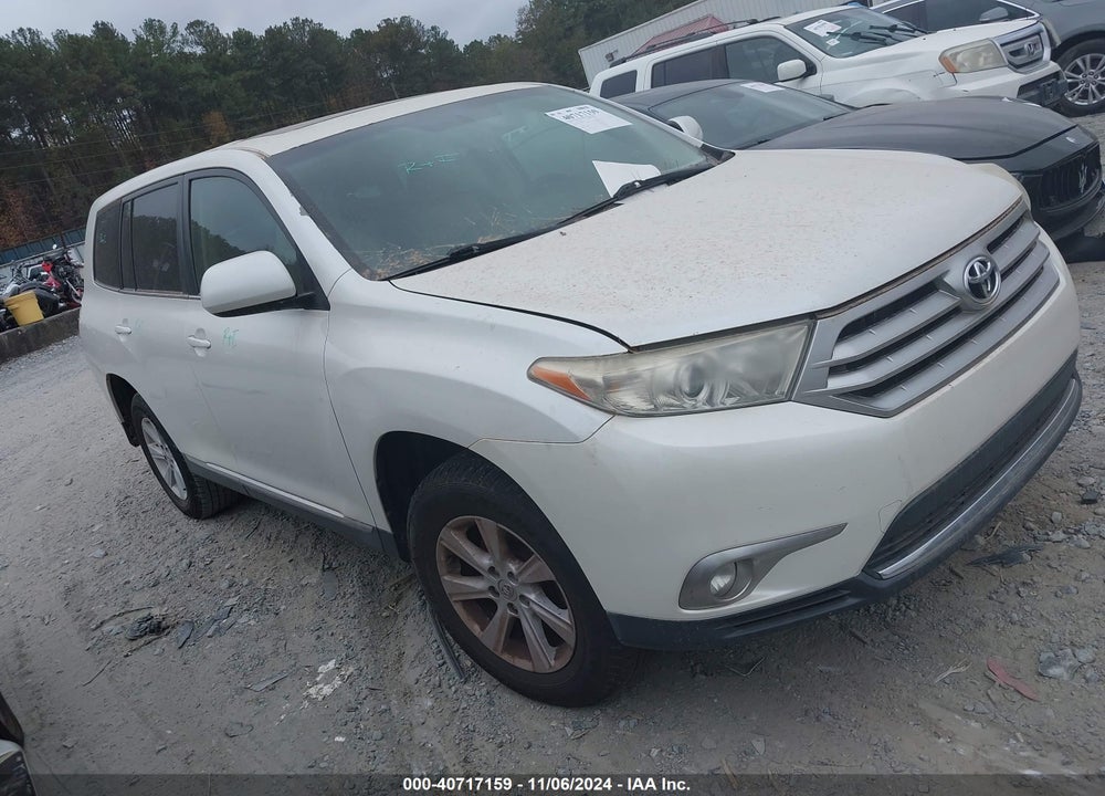 2012 TOYOTA HIGHLANDER SE VIN: 5TDZA3EH9CS030331
