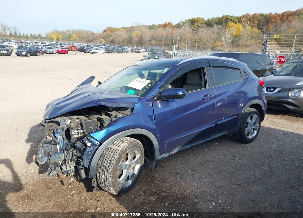 2016 HONDA HR-V EX-L VIN: 3CZRU6H74GM709032
