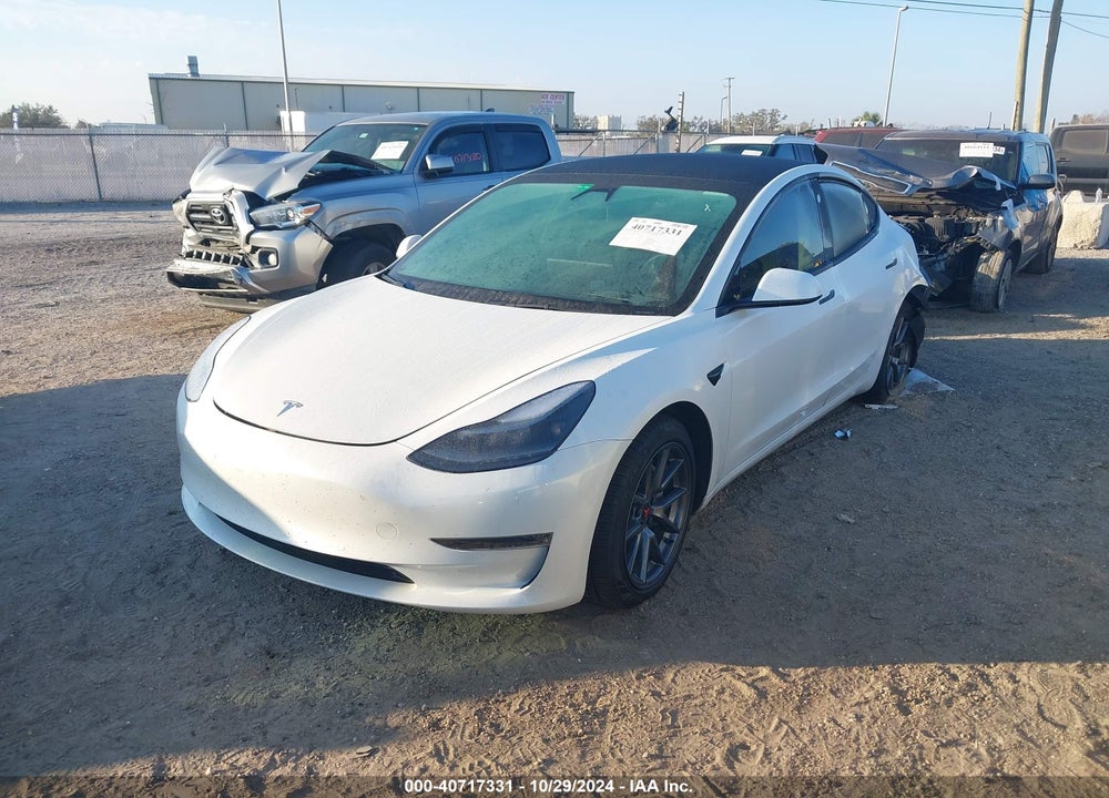 2022 TESLA MODEL 3 LONG RANGE DUAL MOTOR ALL-WHEEL DRIVE VIN: 5YJ3E1EB9NF133492