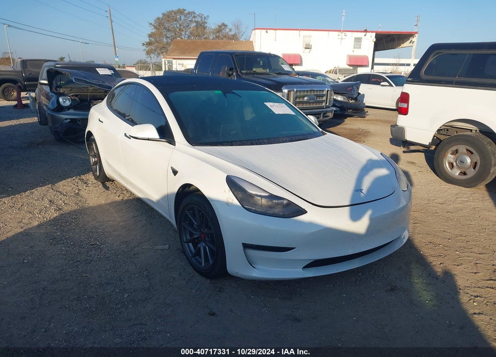 2022 TESLA MODEL 3 LONG RANGE DUAL MOTOR ALL-WHEEL DRIVE VIN: 5YJ3E1EB9NF133492