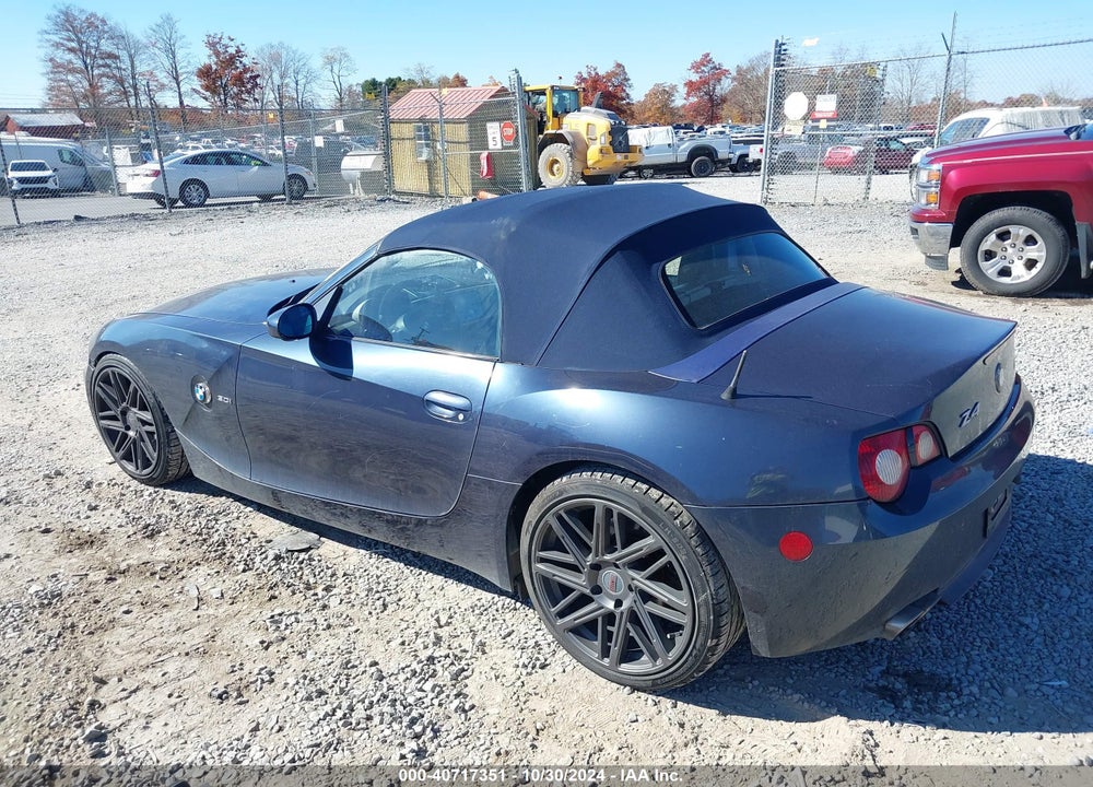 2005 BMW Z4 3.0I VIN: 4USBT53505LU10298
