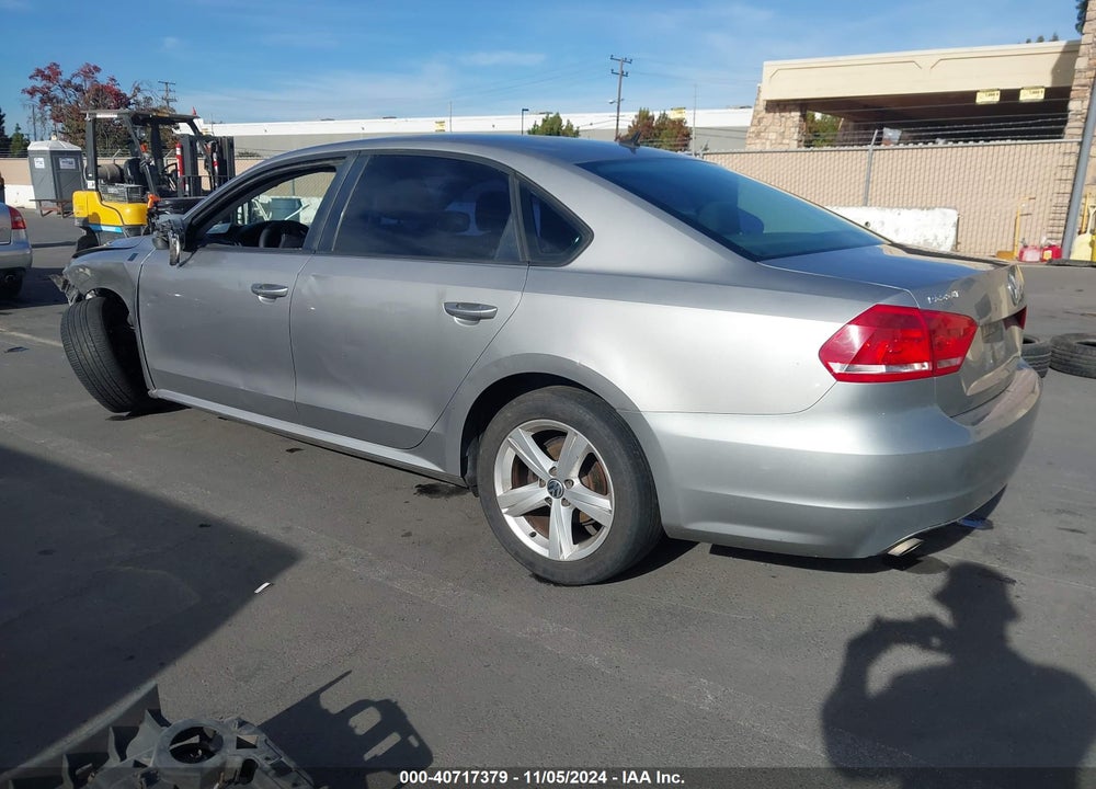 2012 VOLKSWAGEN PASSAT 2.5L S VIN: 1VWAP7A34CC102578