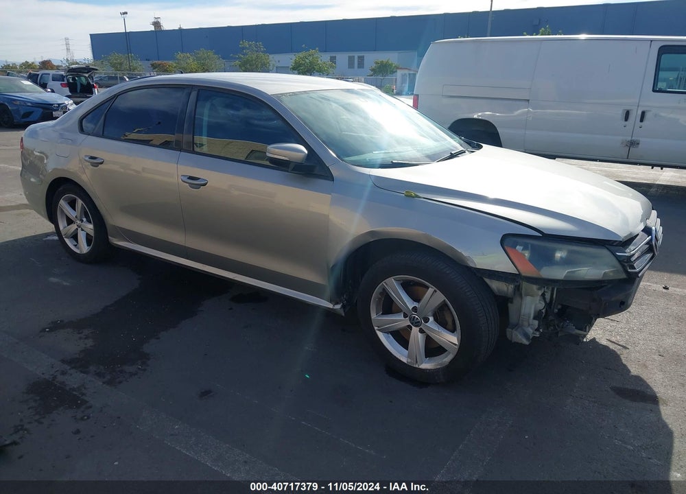 2012 VOLKSWAGEN PASSAT 2.5L S VIN: 1VWAP7A34CC102578