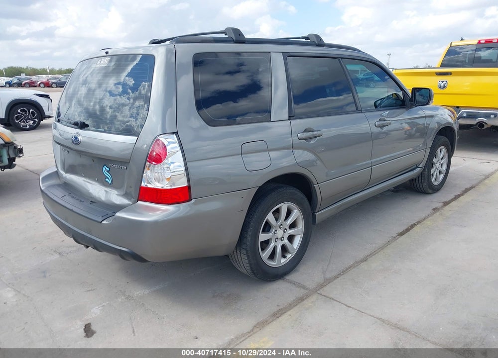 2006 SUBARU FORESTER 2.5X VIN: JF1SG65636H750867