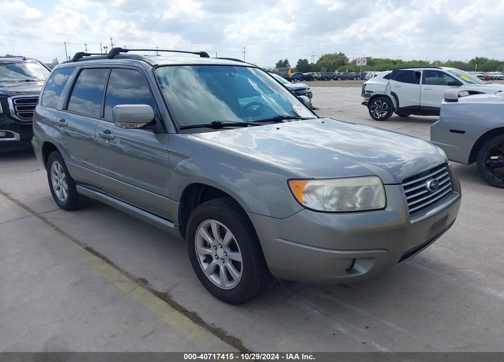 2006 SUBARU FORESTER 2.5X VIN: JF1SG65636H750867