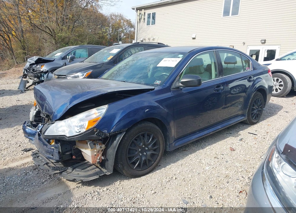 2011 SUBARU LEGACY 2.5I VIN: 4S3BMBA65B3242246