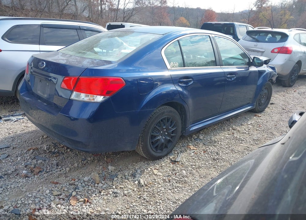 2011 SUBARU LEGACY 2.5I VIN: 4S3BMBA65B3242246