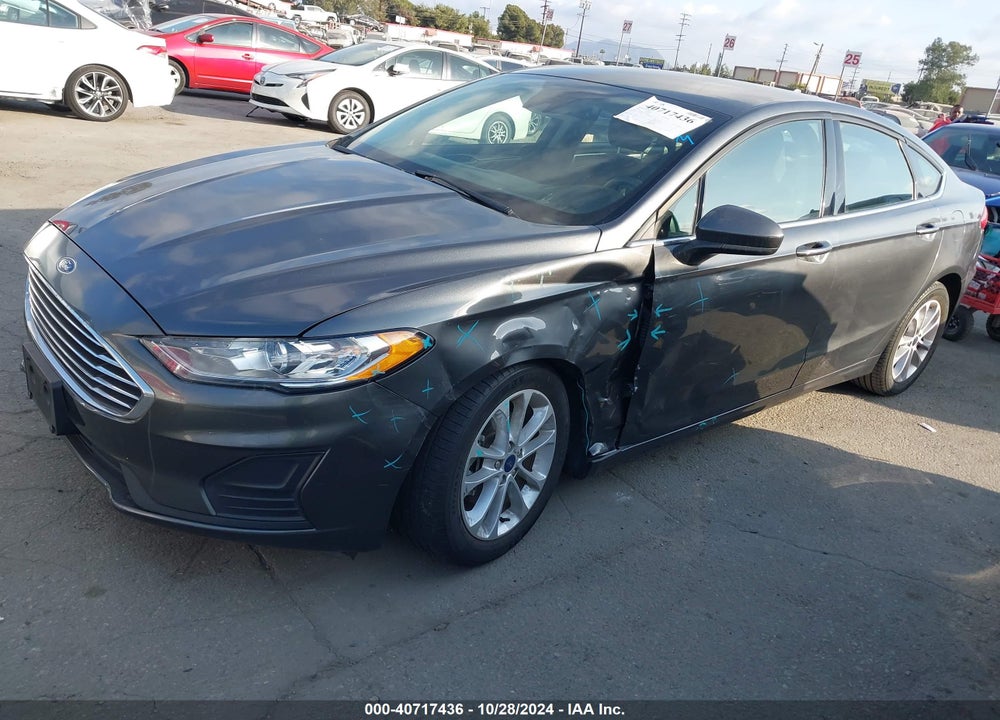 2020 FORD FUSION SE VIN: 3FA6P0H7XLR239640