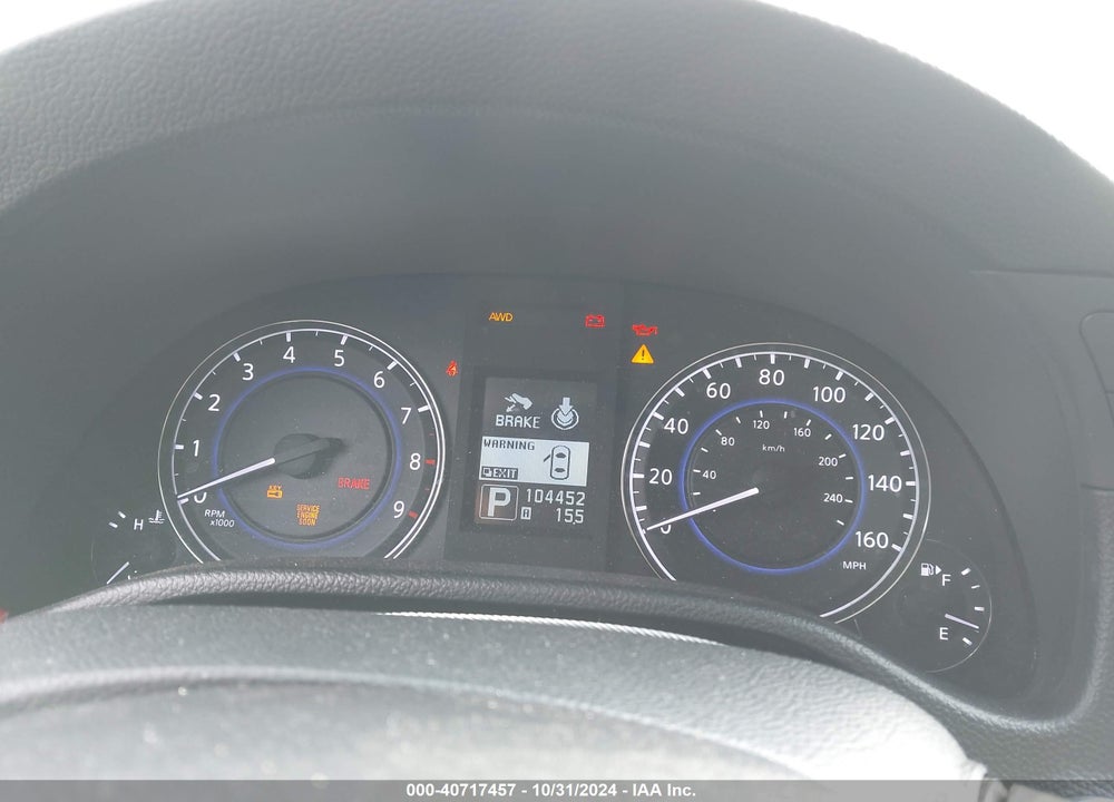 2013 INFINITI G37X VIN: JN1CV6EL5DM982159