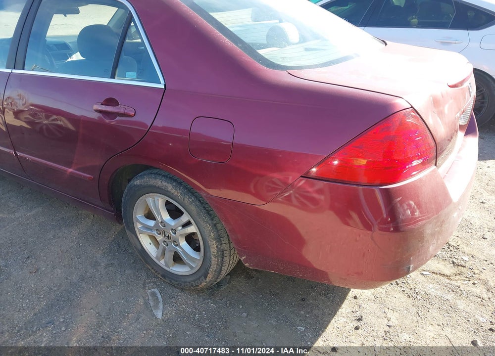 2006 HONDA ACCORD 2.4 SE VIN: 1HGCM56346A142503