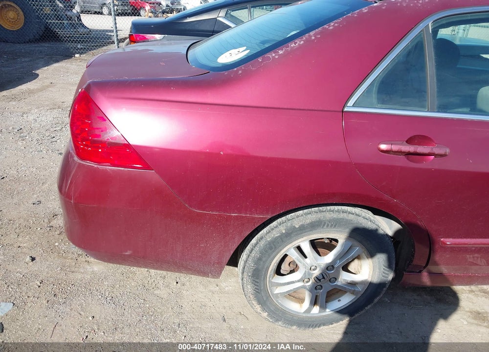2006 HONDA ACCORD 2.4 SE VIN: 1HGCM56346A142503