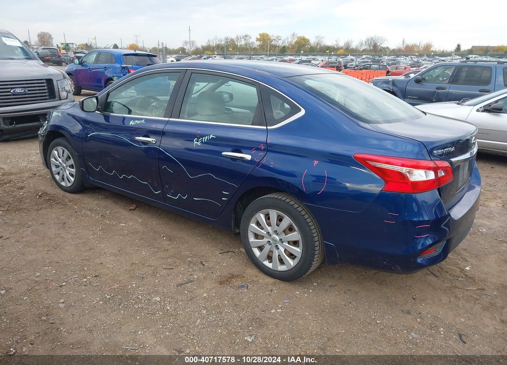 2016 NISSAN SENTRA S VIN: 3N1AB7AP7GY280019