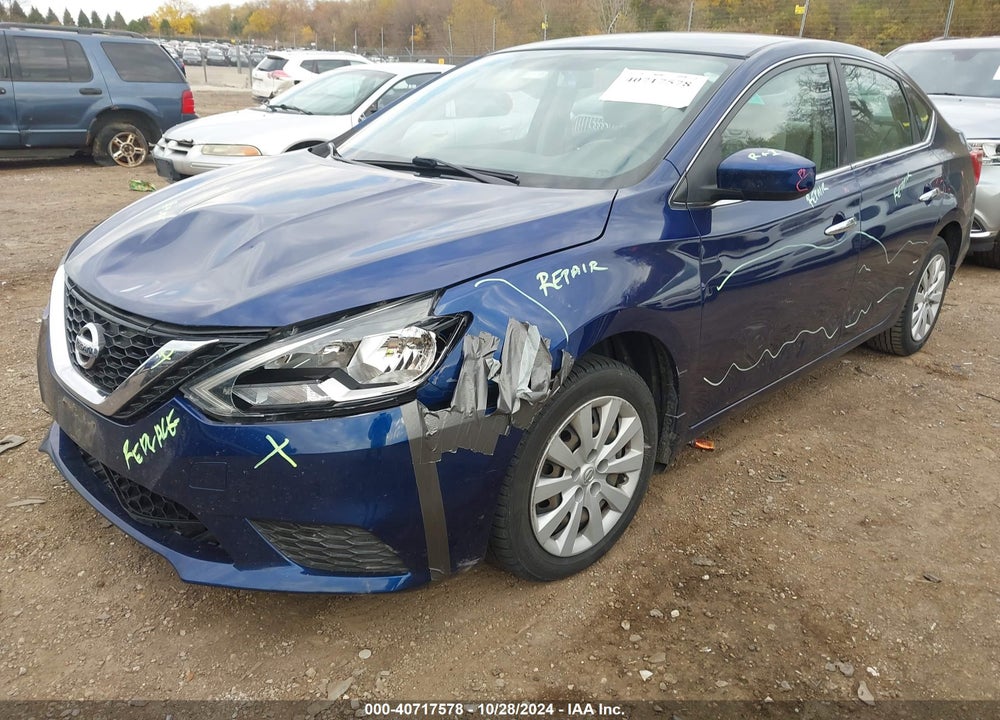2016 NISSAN SENTRA S VIN: 3N1AB7AP7GY280019