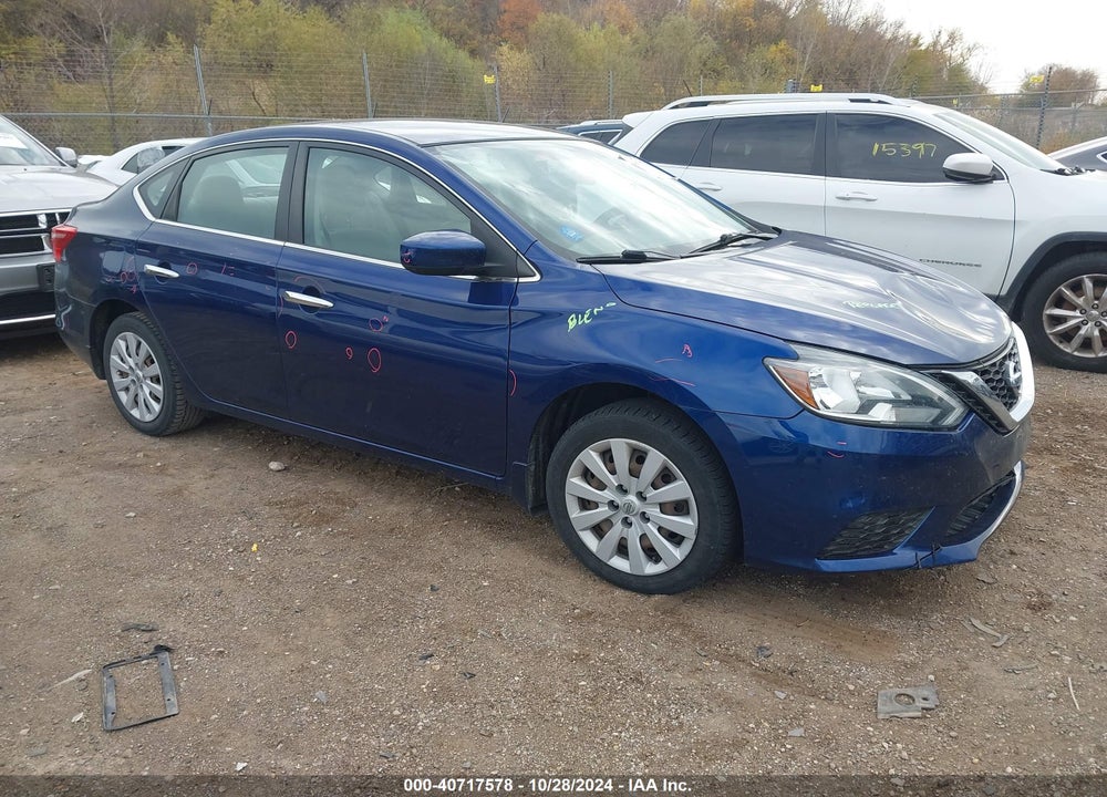2016 NISSAN SENTRA S VIN: 3N1AB7AP7GY280019