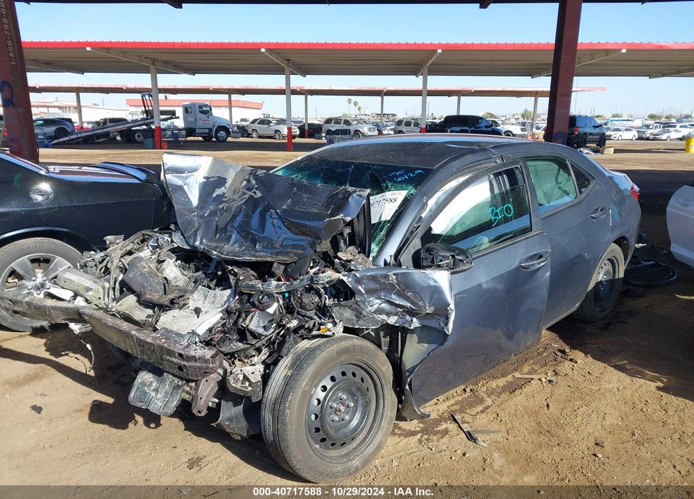 2016 TOYOTA COROLLA LE VIN: 5YFBURHE0GP558478