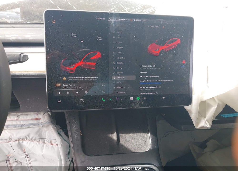 2021 TESLA MODEL 3 VIN: 5YJ3E1EA0MF940540