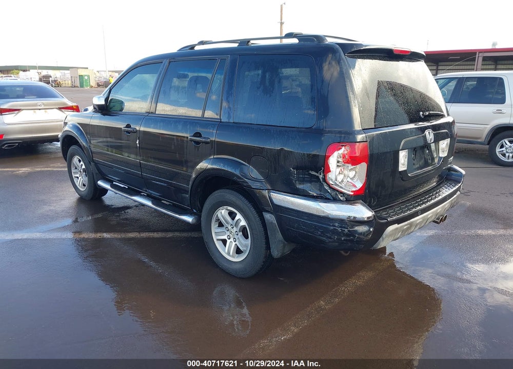 2005 HONDA PILOT EX-L VIN: 2HKYF18685H536768