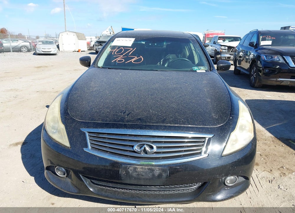 2012 INFINITI G37X VIN: JN1CV6AR8CM673875