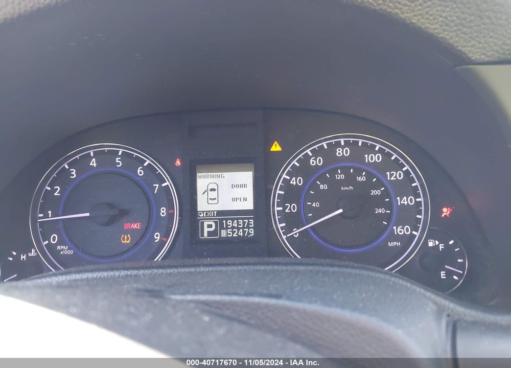 2012 INFINITI G37X VIN: JN1CV6AR8CM673875