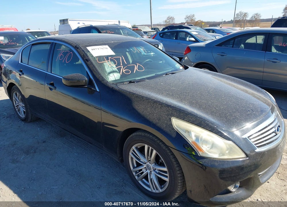 2012 INFINITI G37X VIN: JN1CV6AR8CM673875