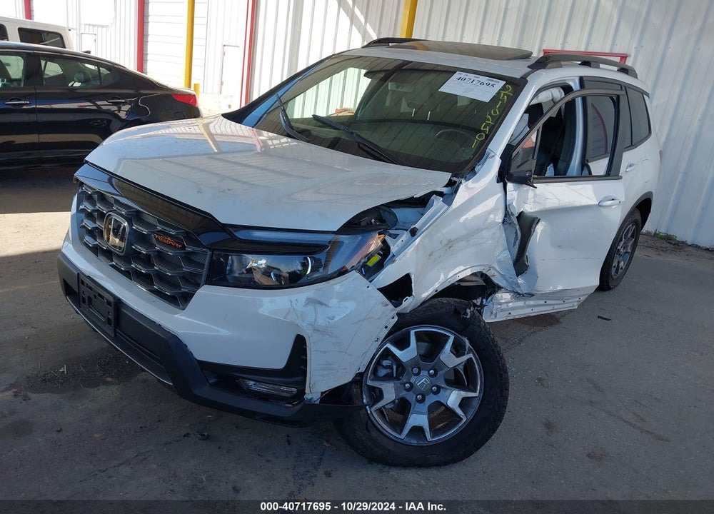 2022 HONDA PASSPORT AWD TRAILSPORT VIN: 5FNYF8H69NB017204